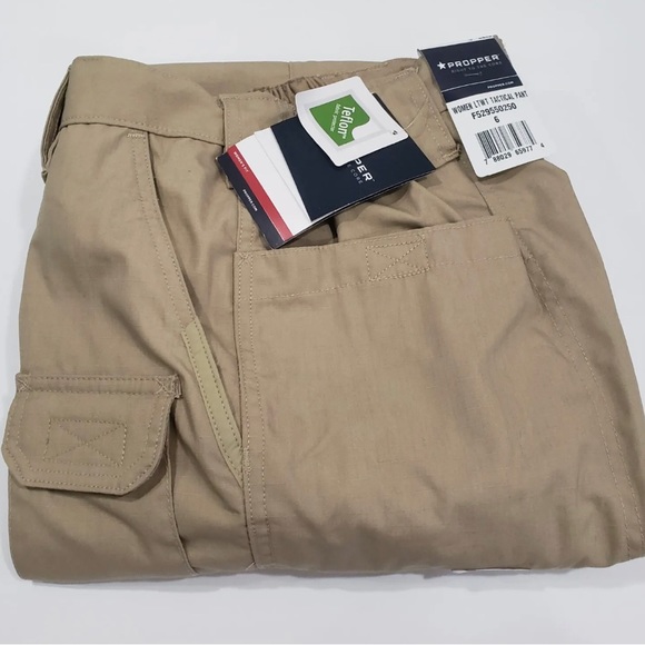New Propper Women's Lightweight Tactical Pant Khaki Tan Women Size 6 Unhemmed. - Picture 6 of 7